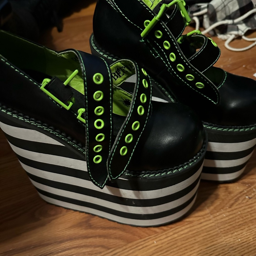 Beetlejuice X DollsKill Platforms